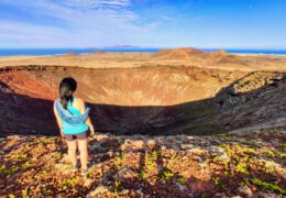 Blick in den Vulkan Hondo Wandern by Insider Fuerteventura