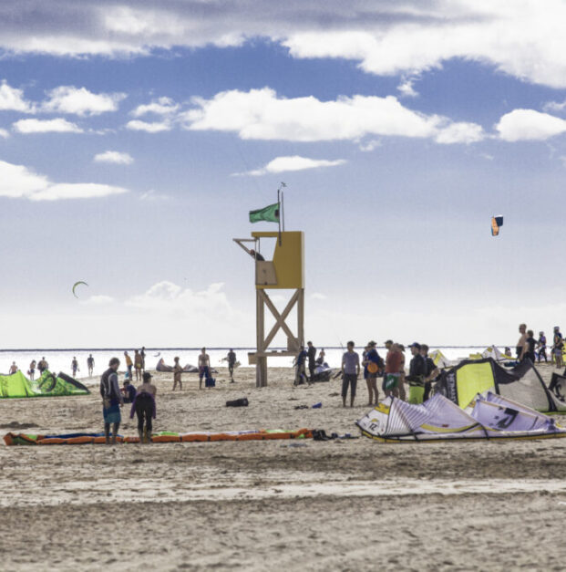 Fuerteventura Costa Calma Süden Aktivitäten KiteSurfer Playa de Sotavento by InsiderFuerteventura