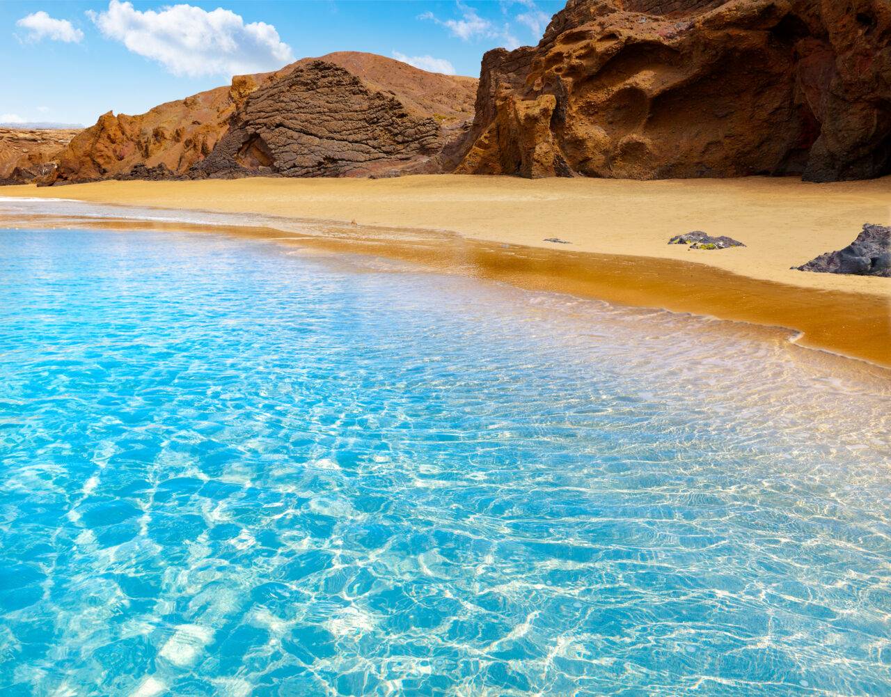 Playa de Viejo Rey La Pared tuerkis kristallklar by InsiderFuerteventura