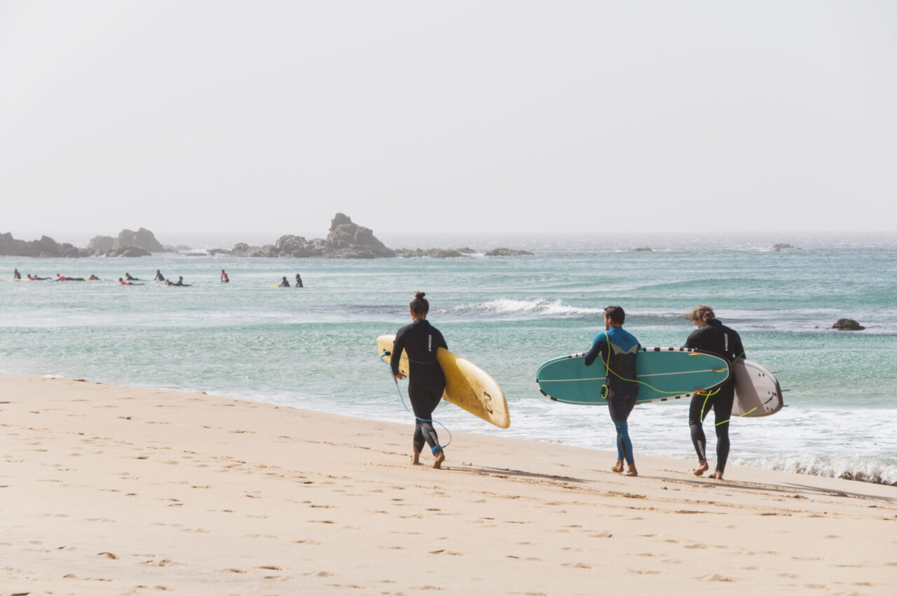 Surfer an der Piedra Play 