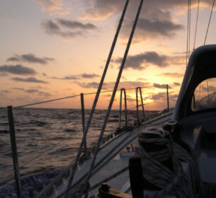 Yacht Segeln Sailing Sonnenuntergang by InsiderFuerteventura