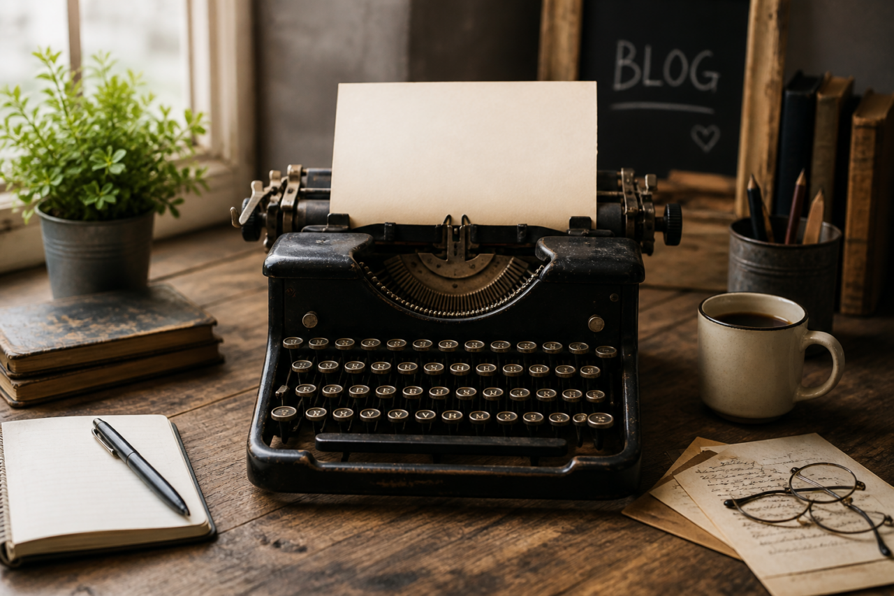 Blog Schreibmaschine by Insider Fuerteventura