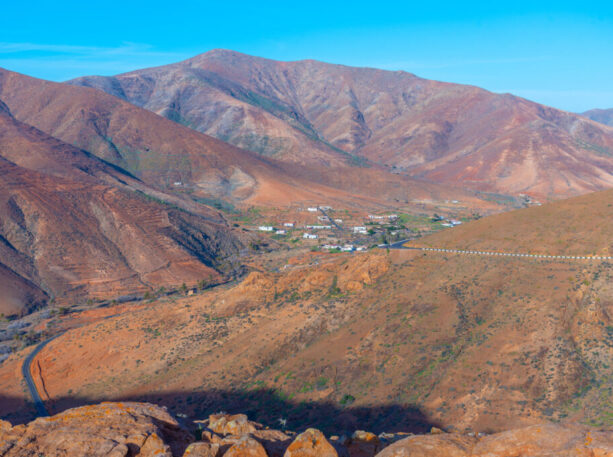 Barranco de las Penitas at Fuerteventura island from Risco de las Penas viewpoint, Canary Islands, Spain by InsiderFuerteventura