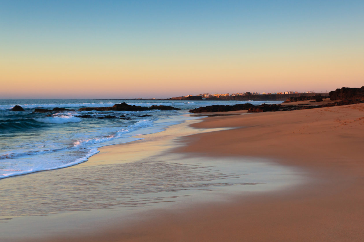 Playa Piedra El Cotillo Sonnenuntergang