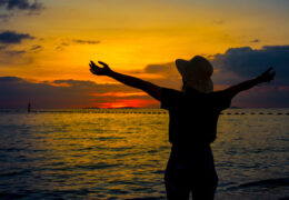 Sonnenuntergang What a Day Girl by InsiderFuerteventura