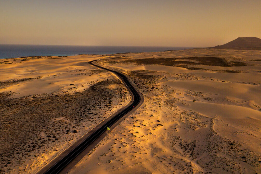 Sunset Roadtrip - Coast road Corralejo by InsiderFuerteventura