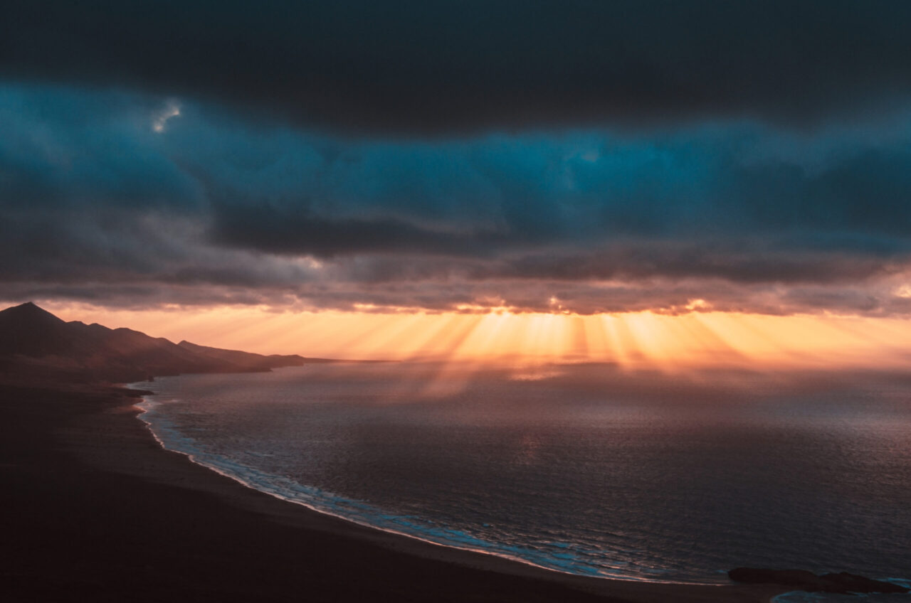 Sonnenuntergang ueber Cofete 01 by InsiderFuerteventura