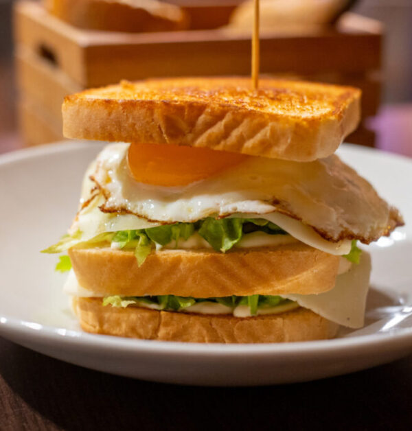 Vegetarisches Club Sandwich Essen by InsiderFuerteventura