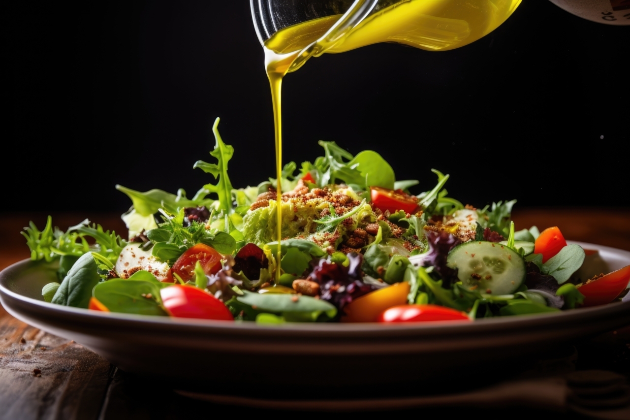 Genuss gemischter Salat & Olivenöl Essen by InsiderFuerteventura