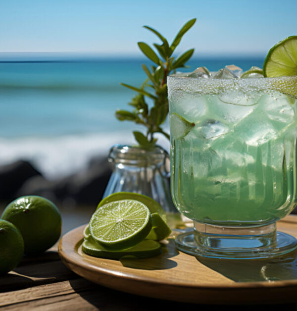 Caipirinha Cocktail am Strand Playa by InsiderFuerteventura