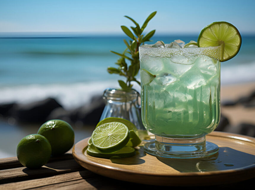 Caipirinha Cocktail am Strand Playa by InsiderFuerteventura
